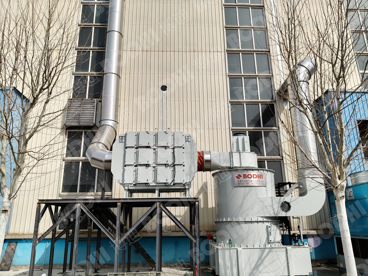 集中静电油雾收集器文丘里湿式除尘器